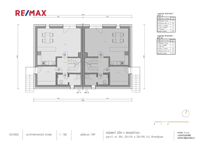 Prodej pozemku pro bydlení, Brandýsek, Ve višňovce, 1735 m2