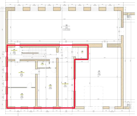 Pronájem skladu, Moravany, 533 m2