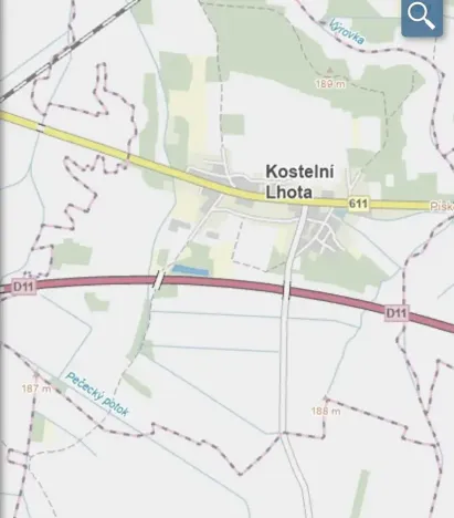 Dražba lesa, Kostelní Lhota, 9438 m2