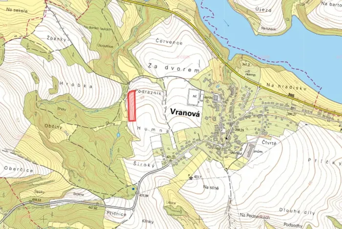 Prodej pole, Vranová, 7790 m2