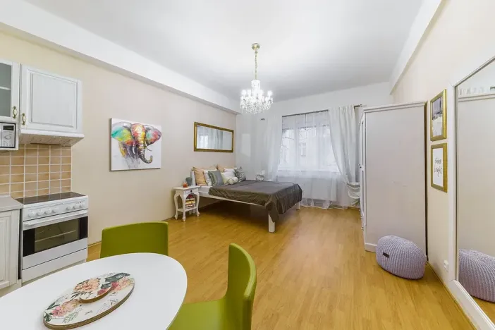 Pronájem bytu 1+kk, Praha - Vršovice, Bulharská, 32 m2