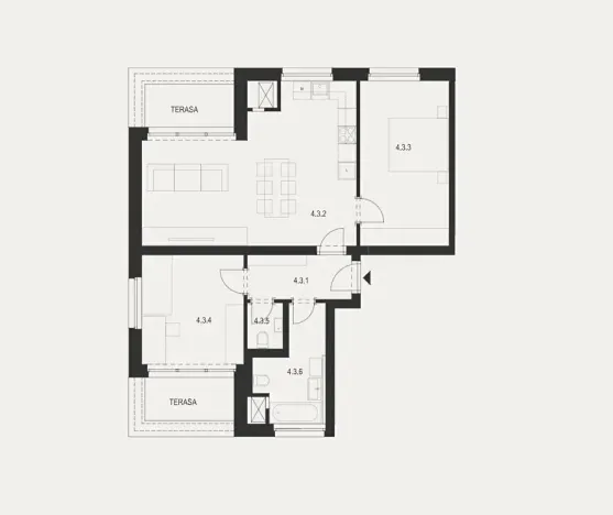 Prodej bytu 3+kk, Dobřany, Ústavní, 80 m2