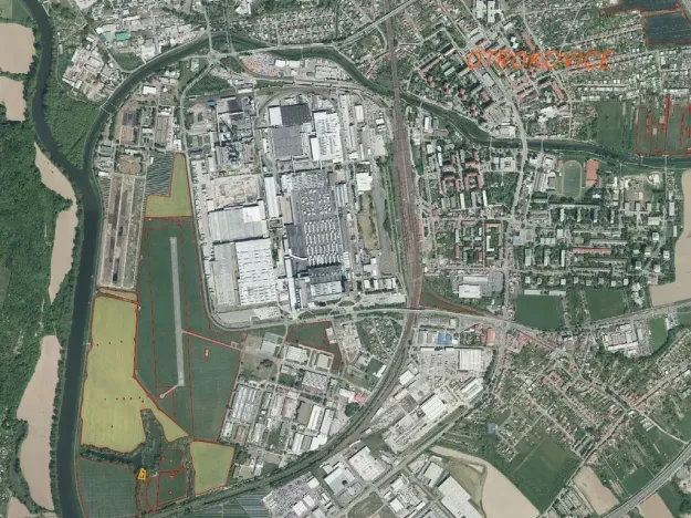 Dražba pozemku, Otrokovice, 810 m2