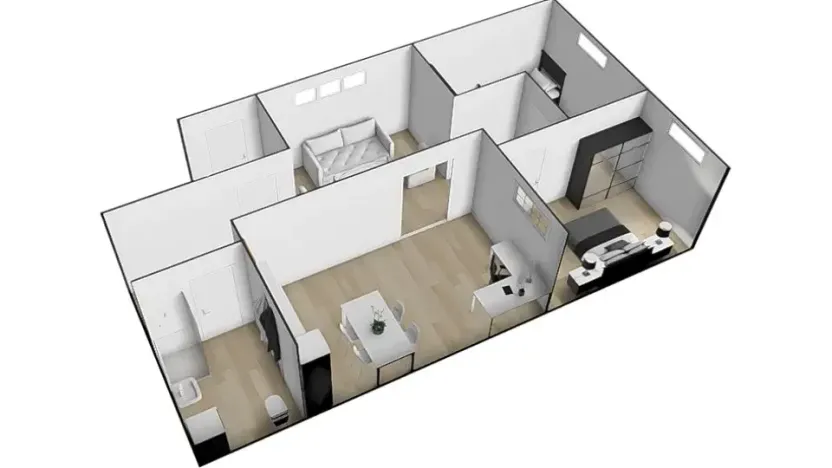 Pronájem bytu 4+kk, Brno, Sovinec, 91 m2