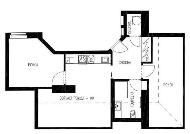 Prodej bytu 3+kk, Praha - Nusle, Rostislavova, 60 m2