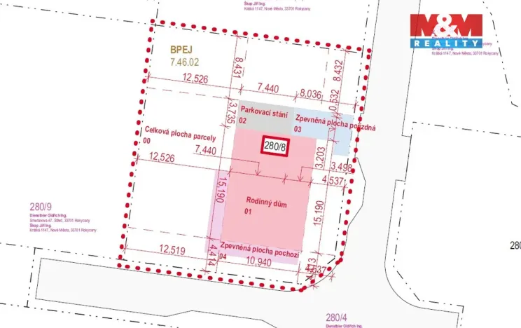 Prodej pozemku pro bydlení, Svojkovice, 882 m2