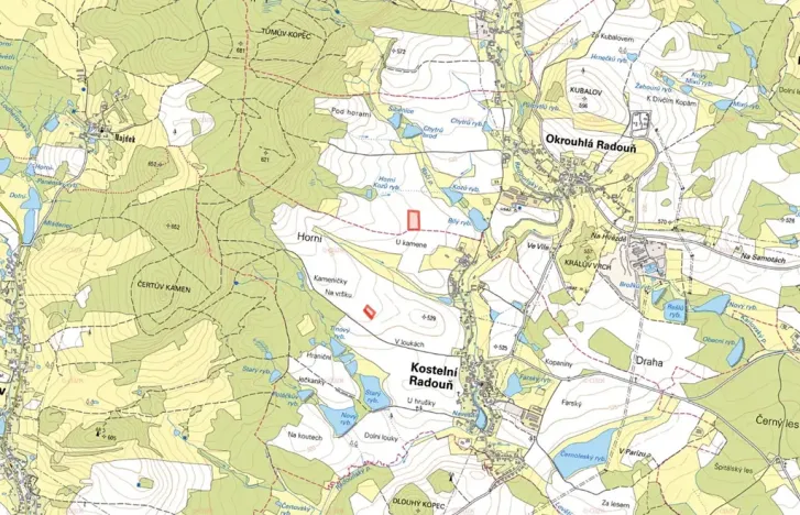 Prodej pole, Okrouhlá Radouň, 15352 m2