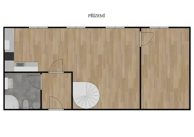 Pronájem bytu 3+kk, Rostěnice-Zvonovice, 64 m2