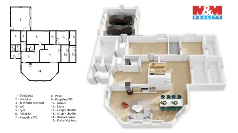 Prodej rodinného domu, Ctiboř, 285 m2