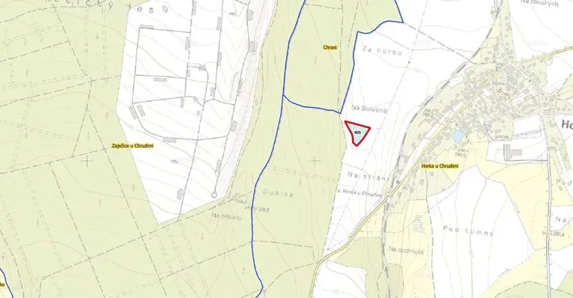 Prodej pole, Horka, 5539 m2