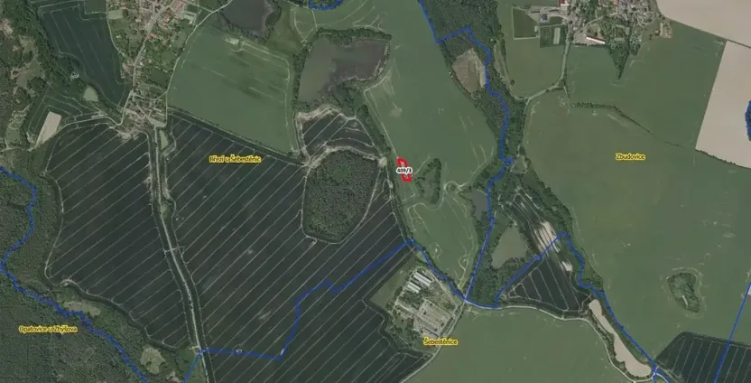 Prodej pole, Zbýšov, 1310 m2