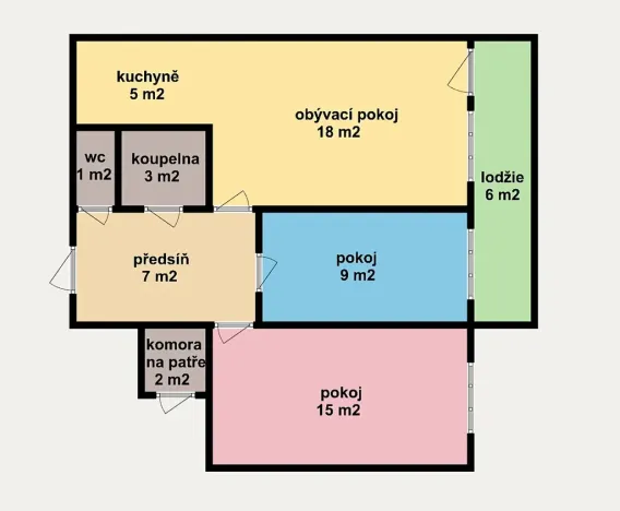 Prodej bytu 3+kk, Praha - Chodov, Modletická, 67 m2