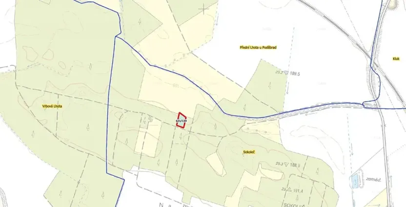 Prodej lesa, Sokoleč, 1948 m2