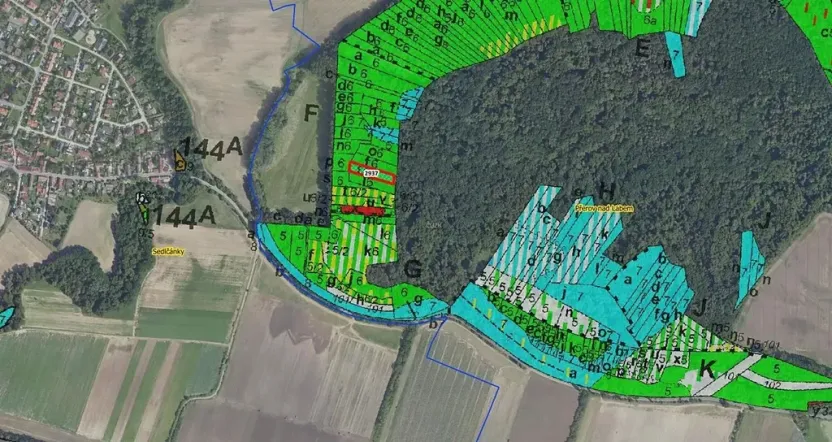 Prodej pozemku, Přerov nad Labem, 1975 m2