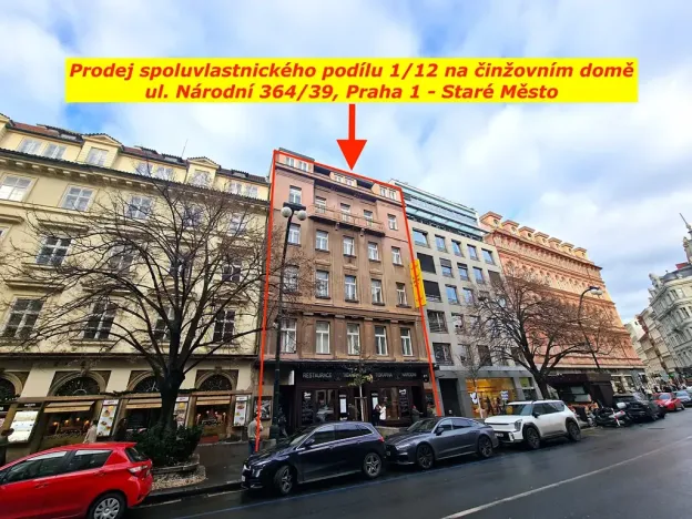 Prodej podílu - jiné, Praha - Staré Město, Národní, 1476 m2