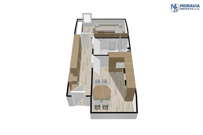 Prodej bytu 1+1, Olomouc, Javoříčská, 54 m2