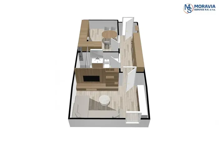 Prodej bytu 1+1, Olomouc, Javoříčská, 54 m2