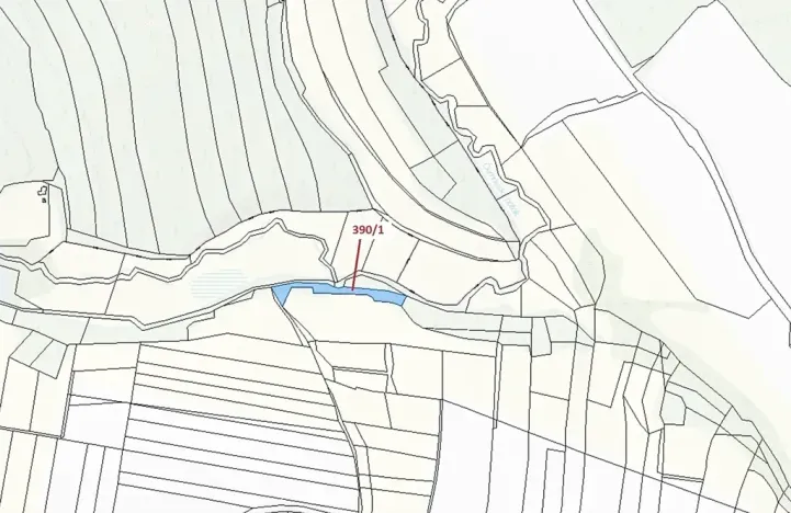 Dražba pozemku, Psárov, 2190 m2