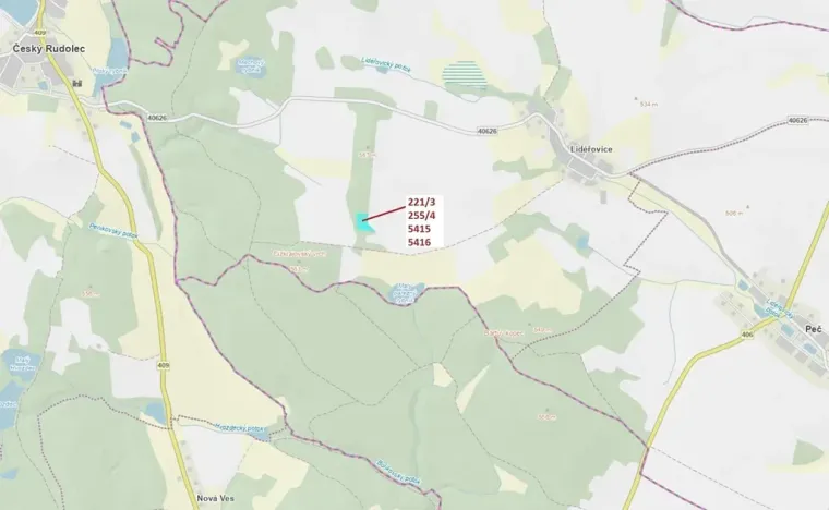 Dražba lesa, Peč, 7902 m2