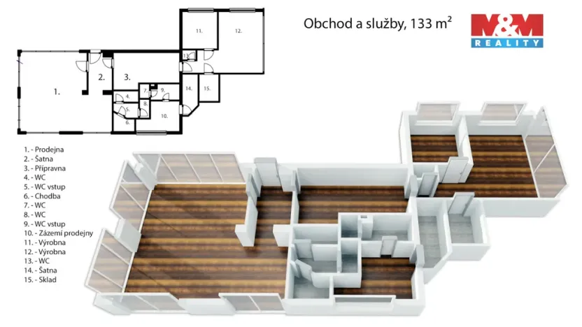 Prodej obchodního prostoru, Praha - Vršovice, Kubánské náměstí, 133 m2