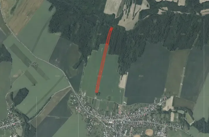 Prodej podílu pole, Tísek, 9652 m2