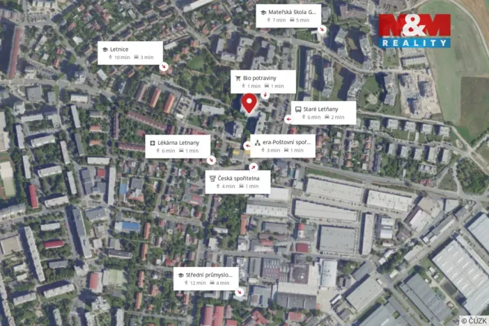 Prodej bytu 2+kk, Praha - Letňany, Ostravská, 43 m2