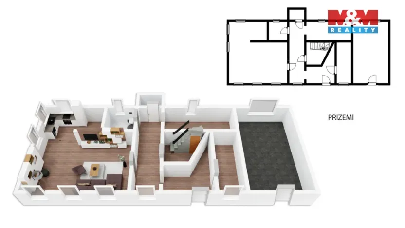 Prodej chalupy, Velké Svatoňovice, 350 m2