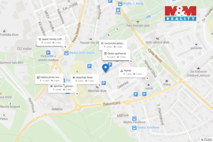 Pronájem bytu 2+kk, Kladno - Kročehlavy, Ostravská, 31 m2