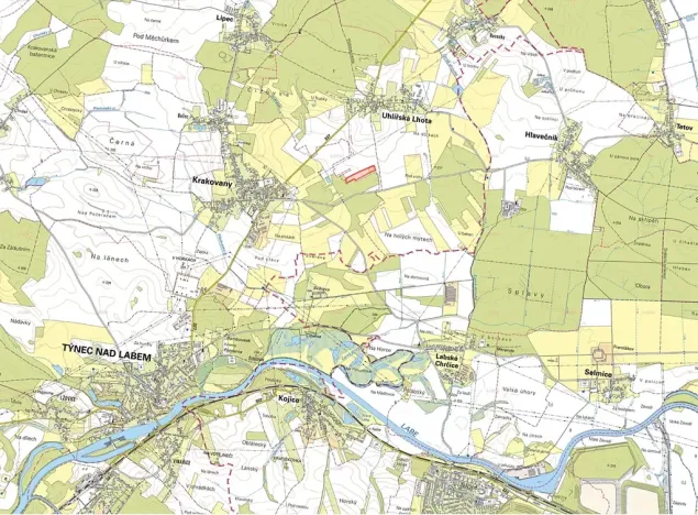 Prodej pole, Krakovany, 28479 m2