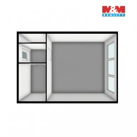 Pronájem bytu 1+kk, Světlá nad Sázavou, 25 m2