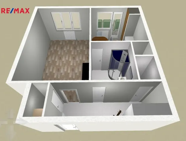 Pronájem bytu 1+1, Ostrava - Mariánské Hory, Gen. Hrušky, 39 m2