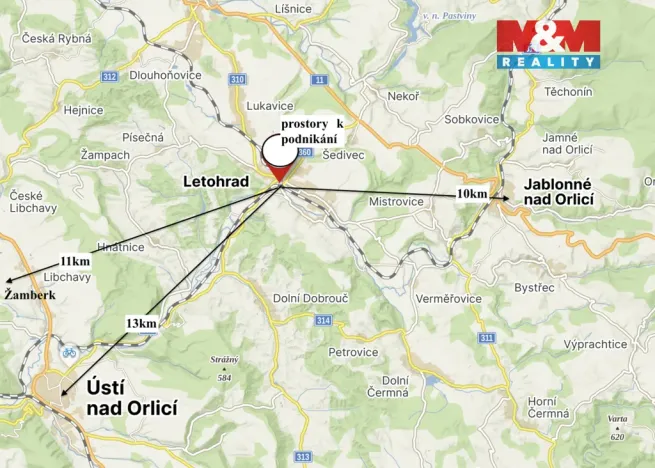 Pronájem bytu 2+1, Letohrad, Jilemnického, 75 m2