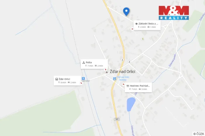 Prodej rodinného domu, Žďár nad Orlicí, 43 m2