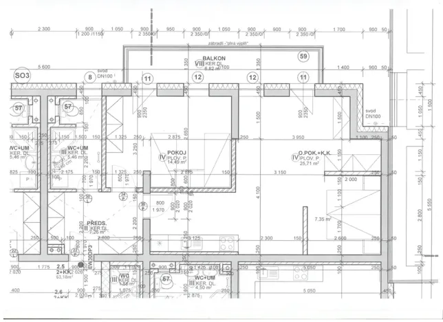 Prodej bytu 2+kk, Plzeň, Zahradní, 65 m2