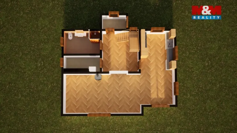 Pronájem rodinného domu, Liberec - Liberec XXX-Vratislavice nad Nisou, Leknínová, 136 m2