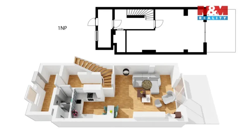 Prodej rodinného domu, Praha - Libeň, Na štěpnici, 120 m2