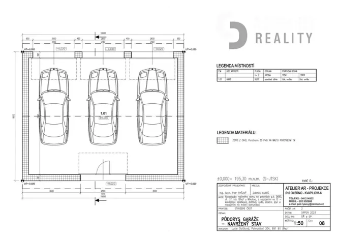 Prodej pozemku pro bydlení, Březí, 338 m2