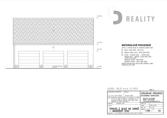 Prodej pozemku pro bydlení, Březí, 338 m2