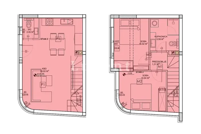 Prodej bytu 3+kk, Zadar, Chorvatsko, 79 m2