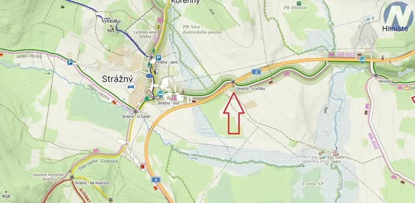 Prodej pozemku pro bydlení, Strážný, 5195 m2