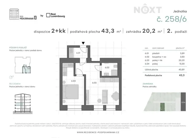 Prodej bytu 2+kk, Praha - Vysočany, Pod pekárnami, 43 m2