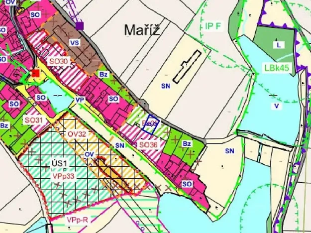 Dražba pozemku pro bydlení, Slavonice, 634 m2
