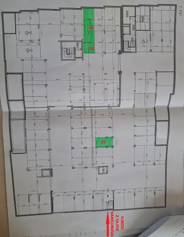 Prodej garážového stání, Brno, Táborská, 15 m2