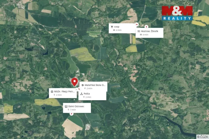 Prodej pozemku pro bydlení, Ostrovec - Horní Ostrovec, 1771 m2