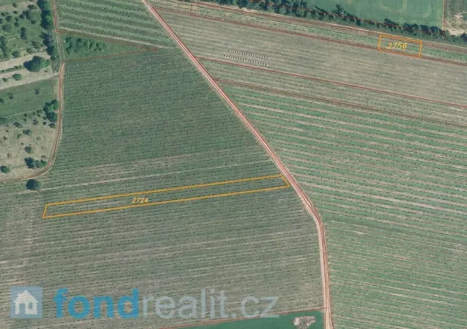 Prodej pozemku, Újezdec, 7374 m2