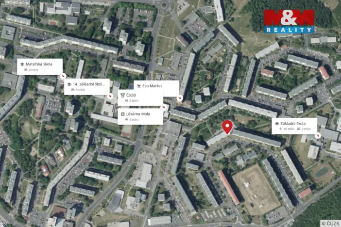 Prodej bytu 3+1, Most, Františka Malíka, 68 m2