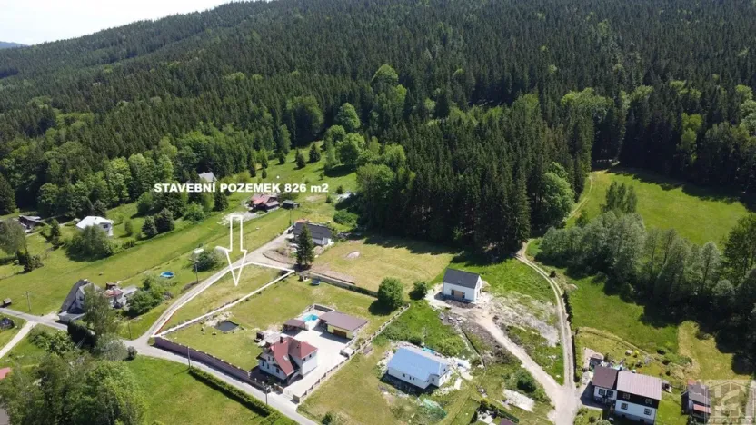 Prodej pozemku, Smržovka, Okružní, 826 m2