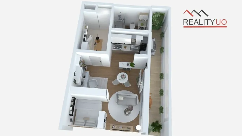 Prodej bytu 1+kk, Praha - Zličín, Sazovická, 37 m2