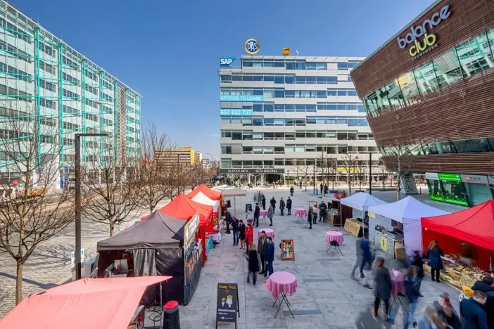 Pronájem kanceláře, Praha - Michle, Za Brumlovkou, 1320 m2