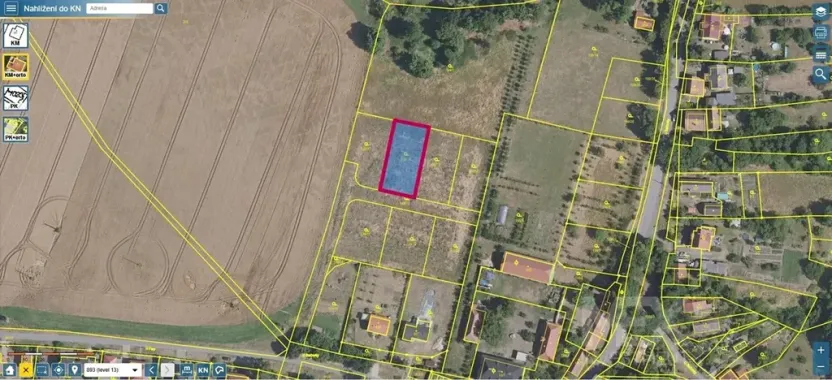 Prodej pozemku pro bydlení, Rožďalovice, U Barborky, 817 m2